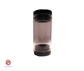 6ml SLIM Pyrex Glass Tank With Black Delrin Caps