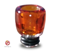 USA Hand-blown Amber 510 Pyrex Drip Tip
