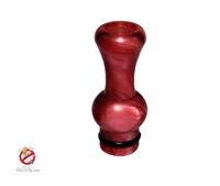 Acrylic Ming Vase Drip Tip, Red
