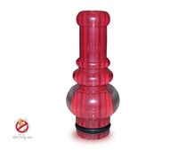 Acrylic Ming Bubble Dynasty Vase Drip Tip, Red