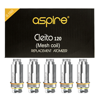 ASPIRE CLEITO 120 MESH REPLACEMENT COIL - 5 pack