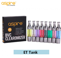 Aspire ET BVC BDC Clearomizer Tank 3ml eGo Threaded Vape Tank