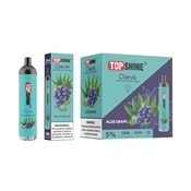 Aloe Grape Topshine Disposable | MOQ 10pc | 4500 Puffs | 10mL