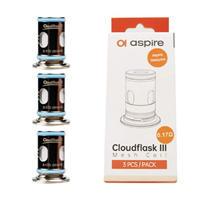 Aspire Cloudflask / Cloudflask S / Cloudflask 3 Replacement Coils (3-Pack)