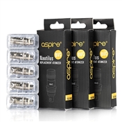 Authentic BVC Coils for Aspire Mini Nautilus & Nautilus Aspire K3 Organic Cotton 5-Pack