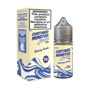 BLUEBERRY VANILLA - SWIRL EDITION - CUSTARD MONSTER SALTS - 30ML