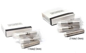 Boge Tank Replacement Dual Coil Cartomizers, 3.0 ohms Stainless  5pack
