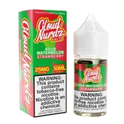 Sour Watermelon Strawberry - Cloud Nurdz Salts - 30mL