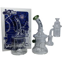 Dogg Lbs (Water Pipe) DLWP0029-0030 Everyday 6.5″ Mini Rig Hydrant Box Set with Banger & Carb Cap