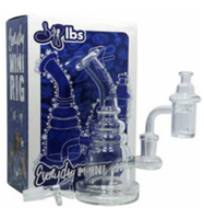 Dogg Lbs (Water Pipe) Everyday 6.5″ Mini Rig Box Set with Banger & Carb Cap