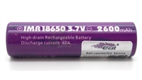 EFEST 18650 2600MAH FLAT TOP