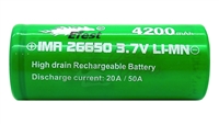EFEST IMR 26650 4200MAH HIGH DISCHARGE FLAT TOP