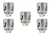 ELEAF HW1 SINGLE CYLINDER REPLACEMENT COILS - 5 PACK
