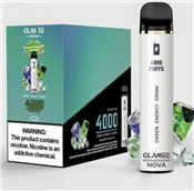Energy Drink Glamee Nova Disposable MOQ 10pc 4000 Puffs 16mL