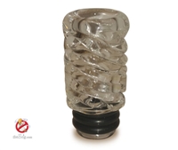 Clear Fumed 510 Glass Drip Tip