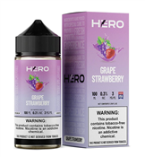 Grape Strawberry by Hero E-Liquid 100mL (Freebase)