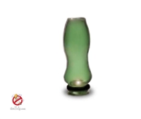 Green colored 801 Pyrex Glass Drip tips
