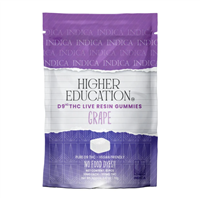 Higher Education D9 Live Resin Gummies 100MG-10CT