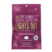 Higher Education Lights Out THC/Melatonin/Mushroom Blend Gummies