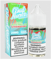 ICE Sour Watermelon Strawberry - Cloud Nurdz Salts - 30mL