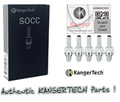 KANGER SOCC REPLACEMENT COILS  5 PACK (PROTANK, PROTANK 2, EVOD, UNITANK)