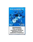 KILO 1K BLUE RASPBERRY ICE POD - 4 PACK