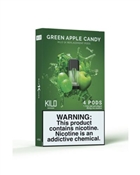 KILO 1K GREEN APPLE CANDY - 4 PACK