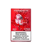 KILO 1K STRAWBERRY ICE POD - 4 PACK