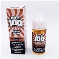 Keep It 100 Nilla Almond (ALMOND AU LAIT) 100ml E-Juice
