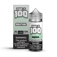 Keep it 100 Menthol 100ml E-Juice