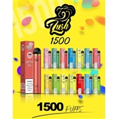 LUSH 1500 DISPOSABLE  VAPE PEN - 1 PACK