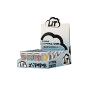 Lit Pipes 2.5" Glass Pipe - 24 Pack Display
