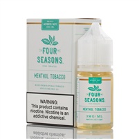 Four Seasons Menthol Tobacco 30ml e-liquid bottle â€“ classic tobacco with refreshing menthol notes