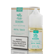 Menthol Tobacco Salt by Four Seasons 30ml nicotine salt e-liquid â€“ smooth tobacco with refreshing menthol, made in USA"