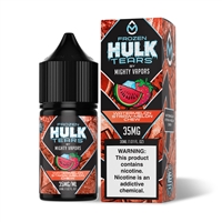 Mighty Vapors x Hulk Tears Salts Frozen Watermelon Straw Melon Chew 30ml E-Juice