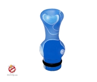 Acrylic Ming Vase Drip Tip, Blue