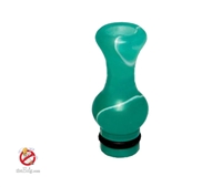 Acrylic Ming Vase Drip Tip, Green