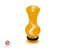 Acrylic Ming Vase Drip Tip, Yellow