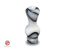 Acrylic Ming Vase Drip Tip, White