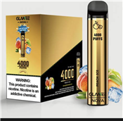 Peach Ice Glamee Nova Disposable MOQ 10pc 4000 Puffs 16mL