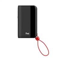 Pivoi 10000mAh Power Bank with Built in Lightning Cable
