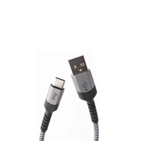 Pivoi USB 2.0 AM to Type-C Cable 2M (Grey) - 1PK