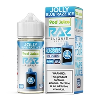 Jolly Blue Razz Ice by Pod Juice x RAZ