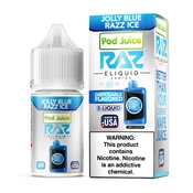 Jolly Blue Razz Ice by Pod Juice Salts x RAZ