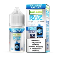 Jolly Blue Razz Ice by Pod Juice Salts x RAZ