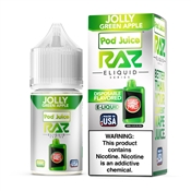 Jolly Green Apple - Pod Juice Salts x RAZ E-Liquid - 30mL