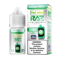 Miami Mint by Pod Juice Salts x RAZ