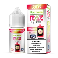 Strawberry Lolly - Pod Juice Salts x RAZ E-Liquid
