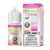 Straw Watermelon Dragonfruit by Pod Juice x OXBAR Salts
