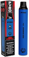 Red Energy Pyro Disposable | MOQ 10pc | 2000 Puffs | 6mL